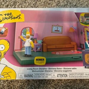 The Simpson’s Living Room Diorama Playset - New in Box